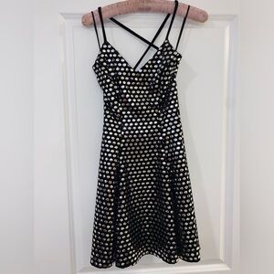 Vintage Betsy Johnson sequence formal dress